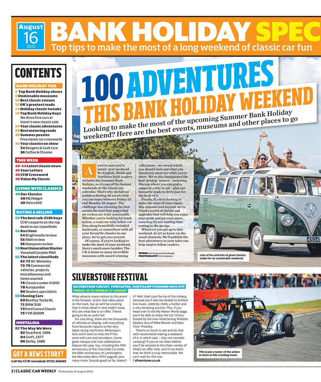 Classic Car Weekly Preview Pages