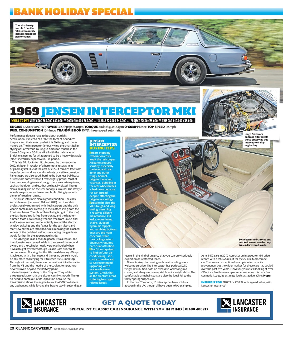 Classic Car Weekly Preview Pages