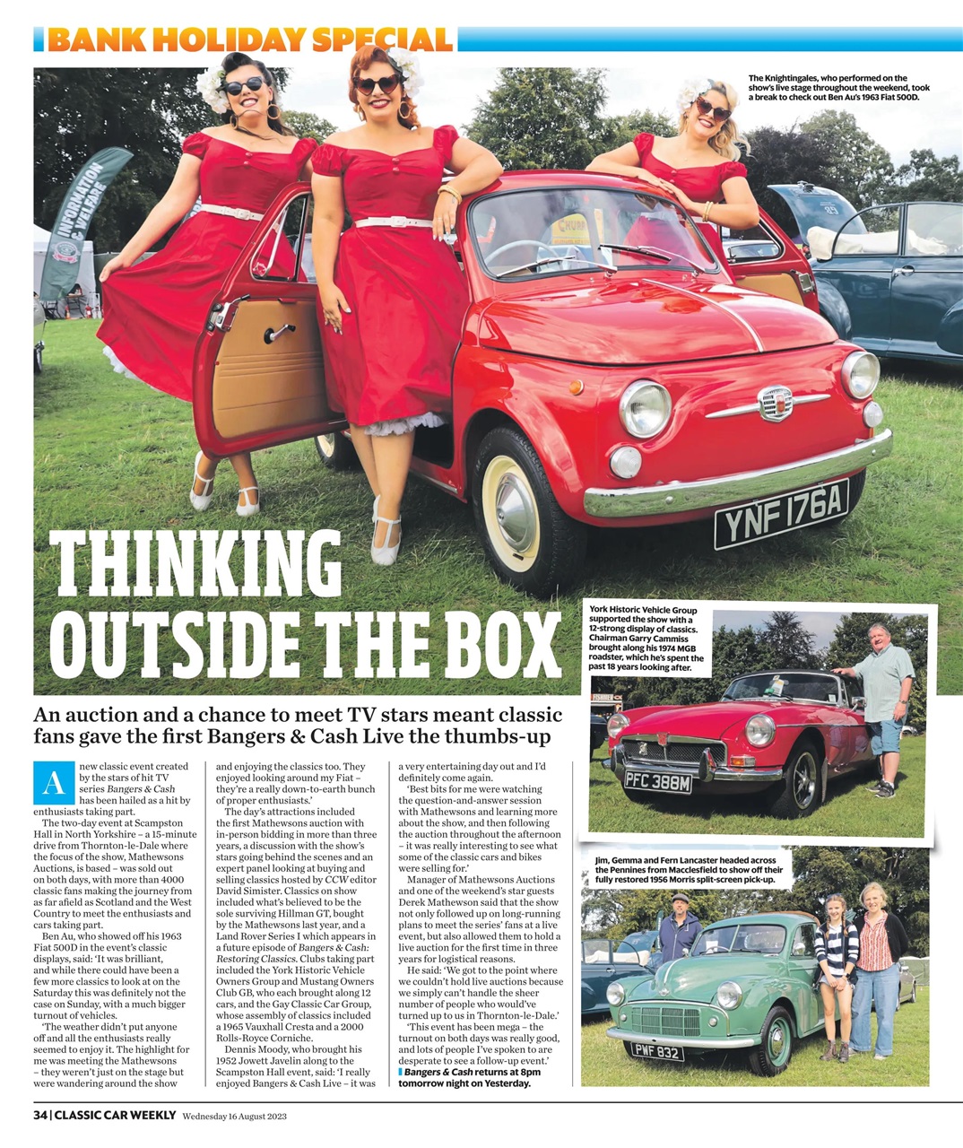 Classic Car Weekly Preview Pages