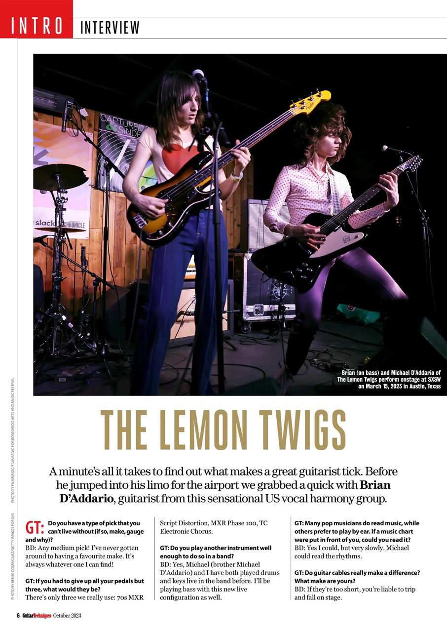 Guitar Techniques Preview Pages