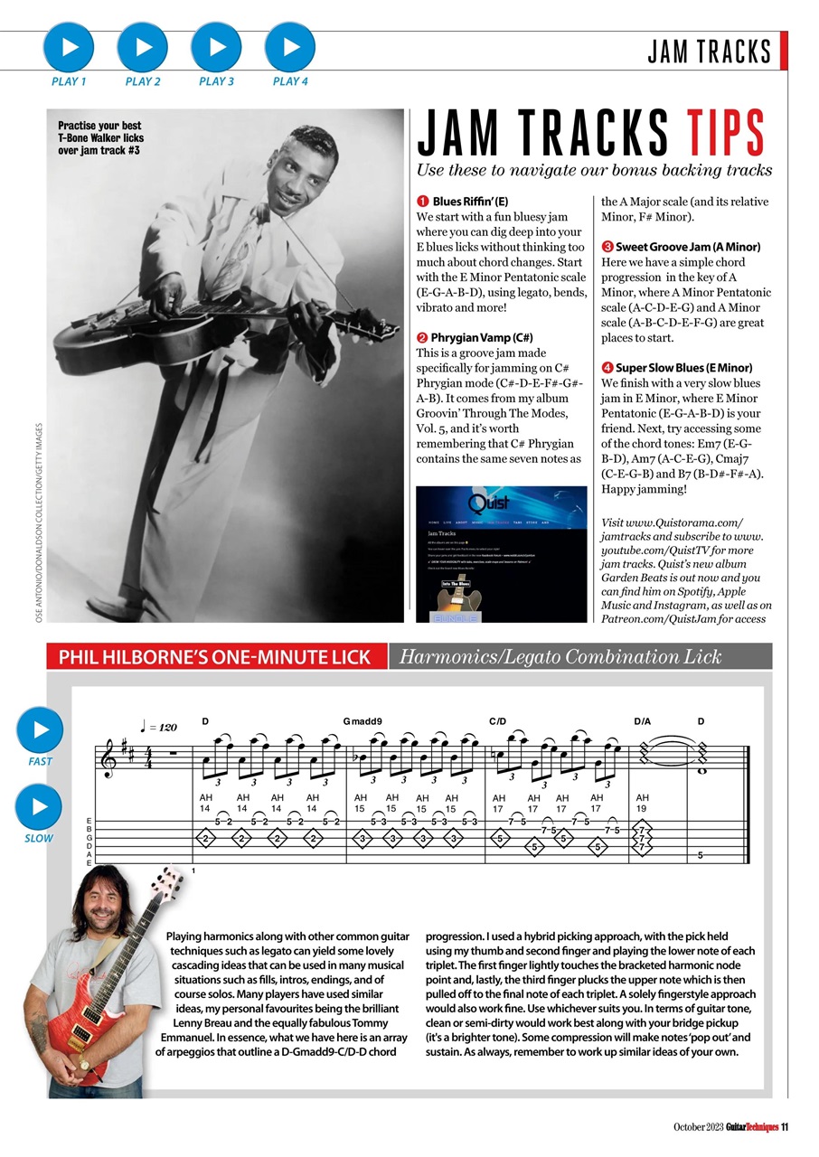 Guitar Techniques Preview Pages