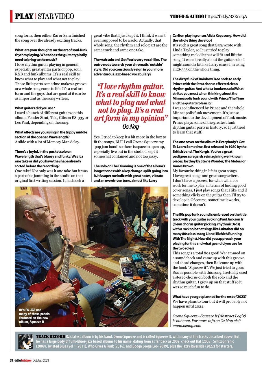 Guitar Techniques Preview Pages