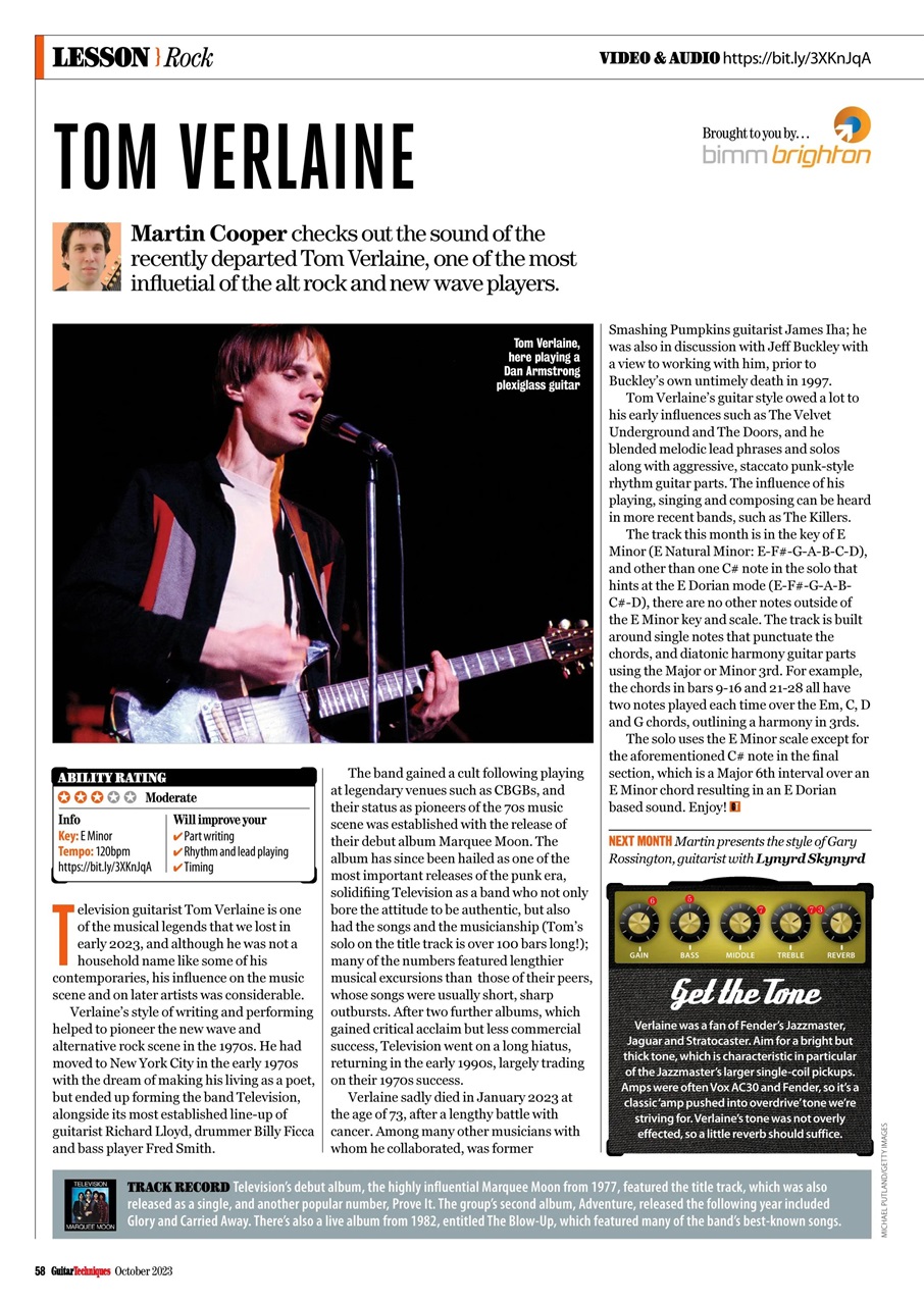 Guitar Techniques Preview Pages