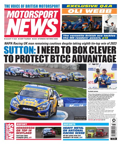 Motorsport News issue 17 Aug 23