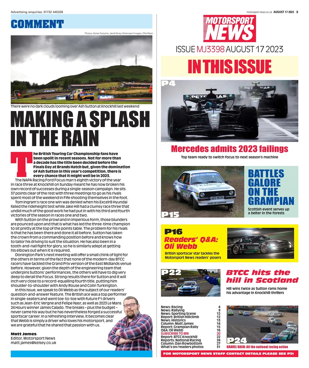 Motorsport News Preview Pages