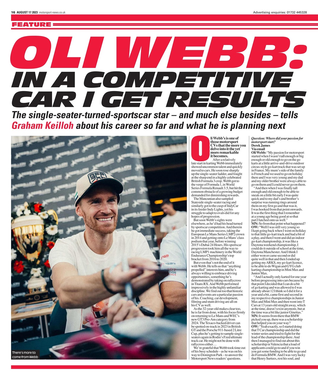 Motorsport News Preview Pages