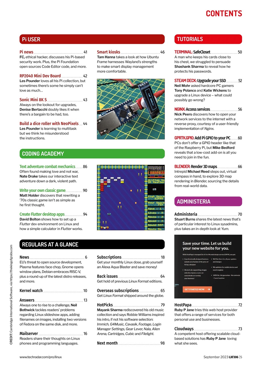 Linux Format Preview Pages