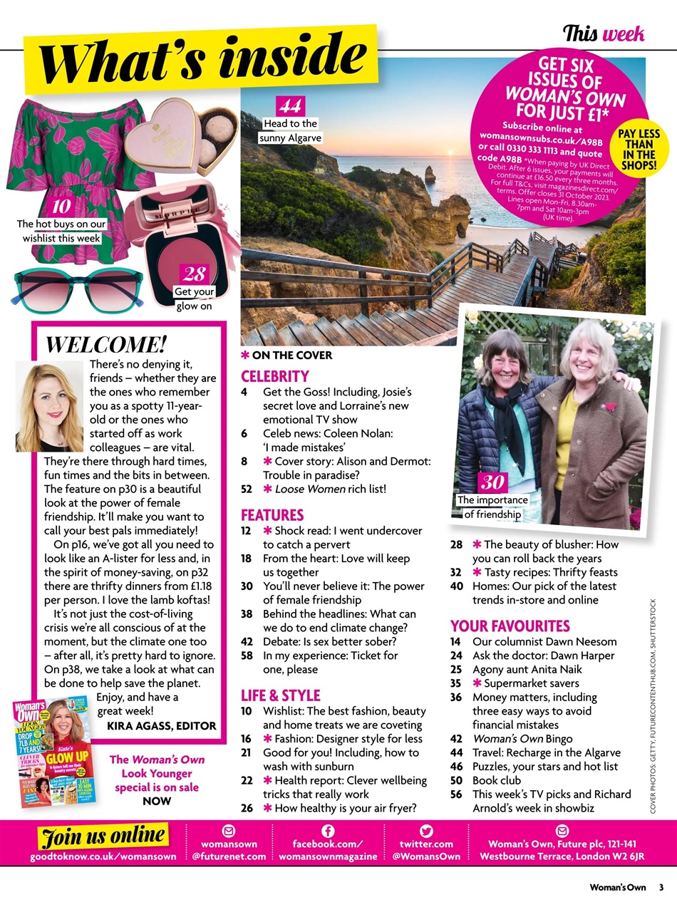 Woman's Own Preview Pages