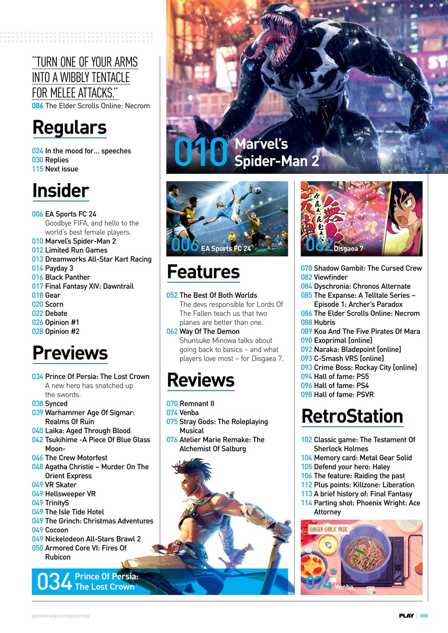 PLAY Magazine Preview Pages