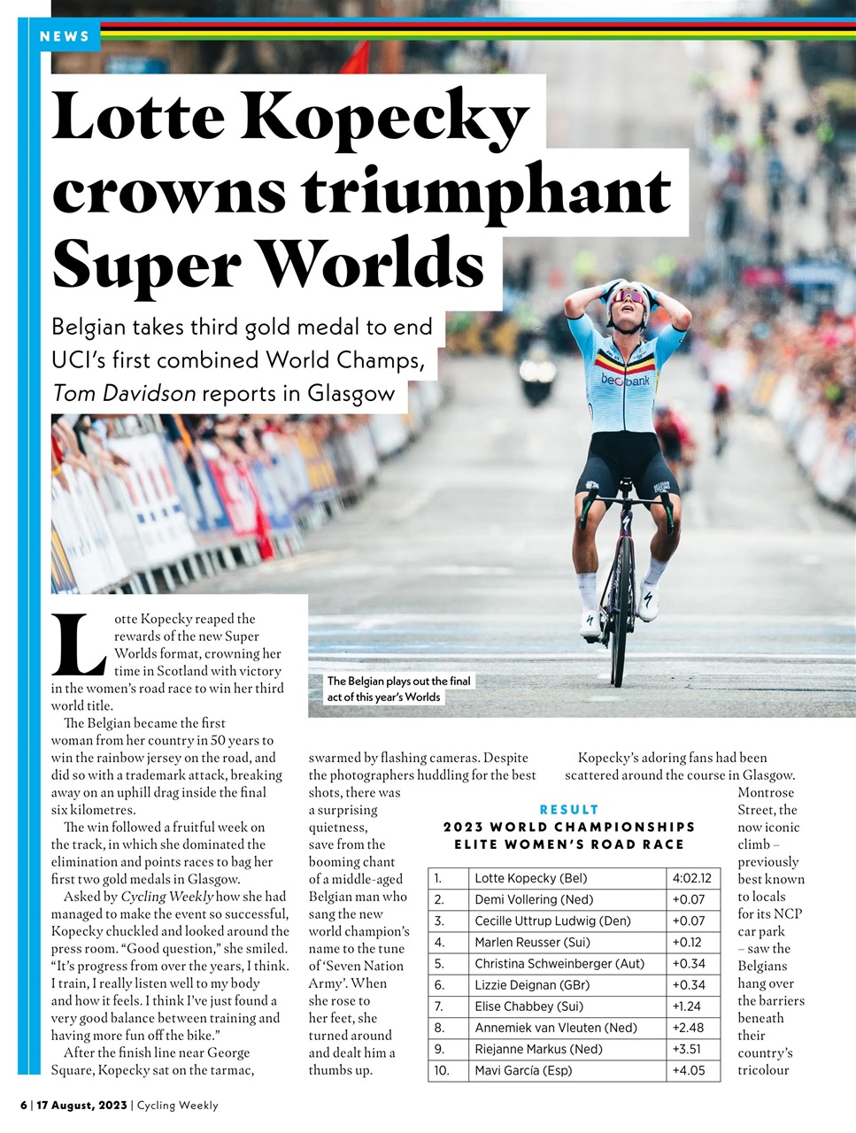 Cycling Weekly Preview Pages
