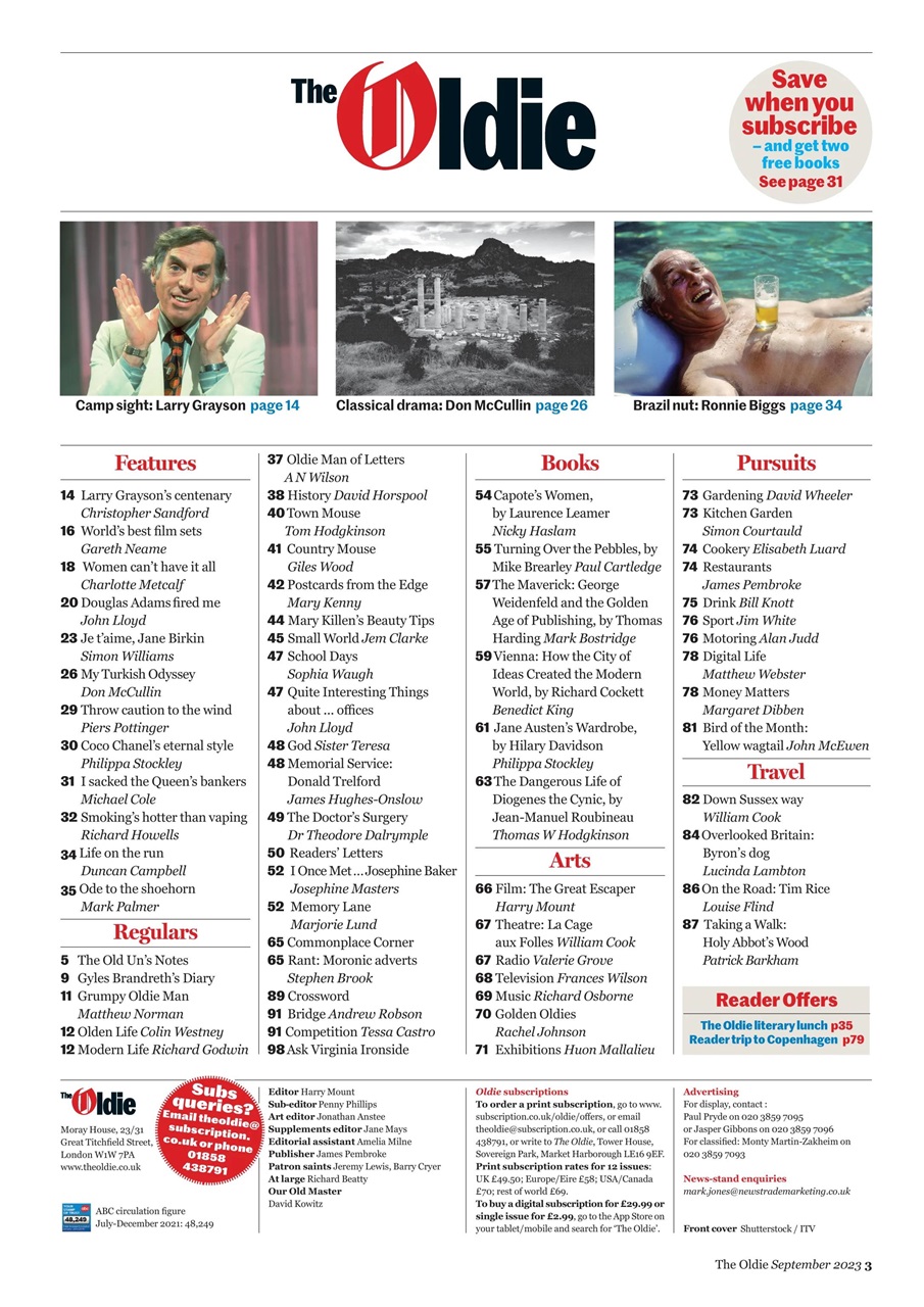 The Oldie Preview Pages