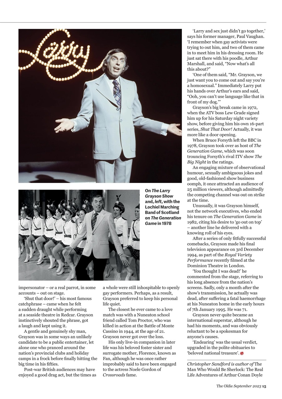 The Oldie Preview Pages