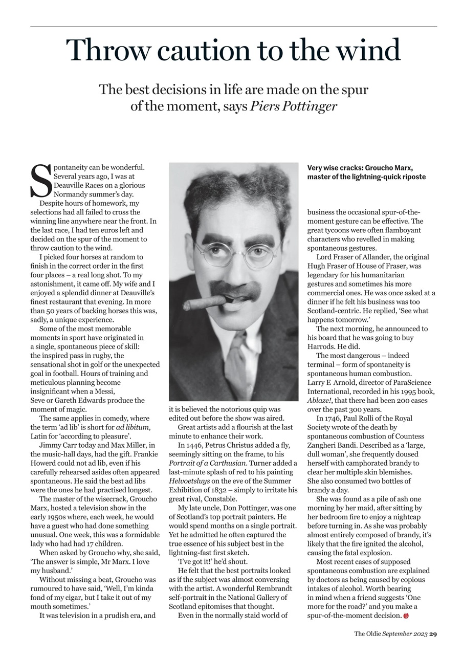 The Oldie Preview Pages