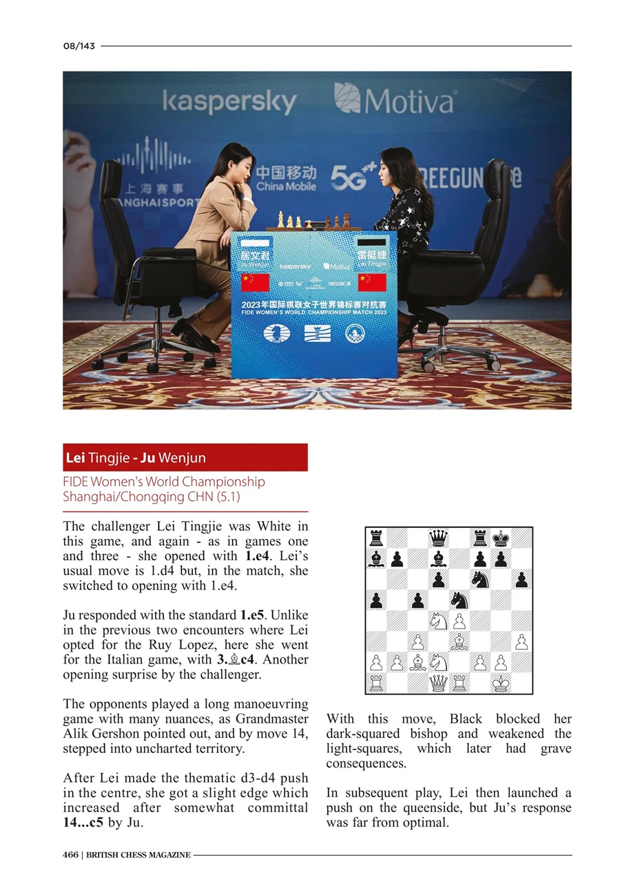 British Chess Magazine Preview Pages