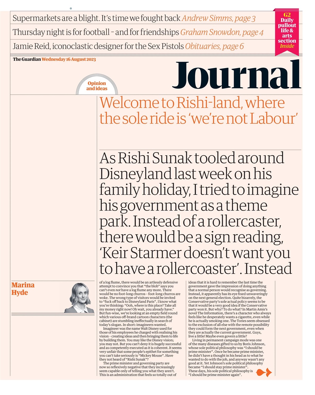 The Guardian Newspaper Preview Pages