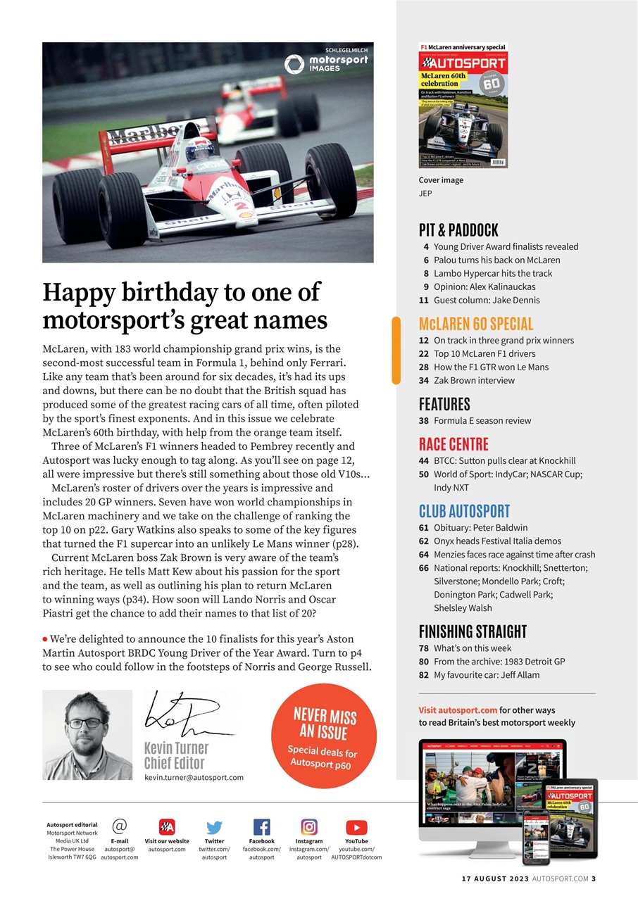 Autosport Preview Pages