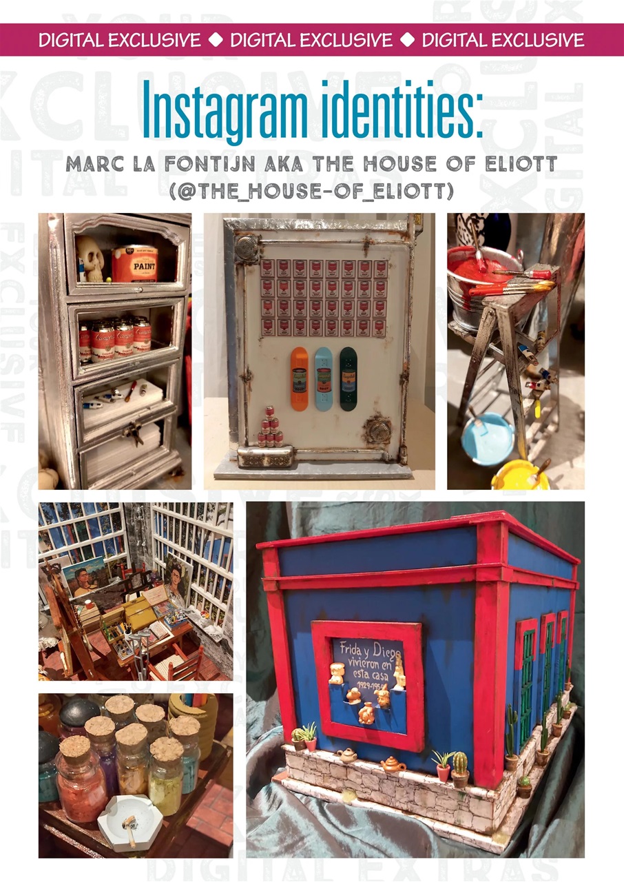 Dolls House and Miniature Scene Preview Pages