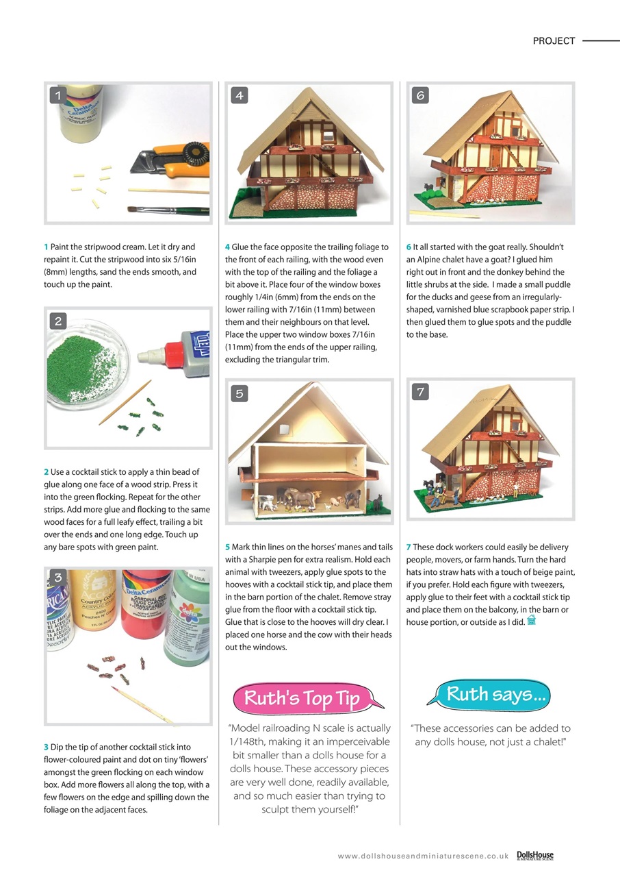 Dolls House and Miniature Scene Preview Pages