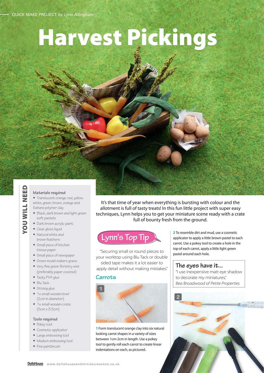 Dolls House and Miniature Scene Preview Pages