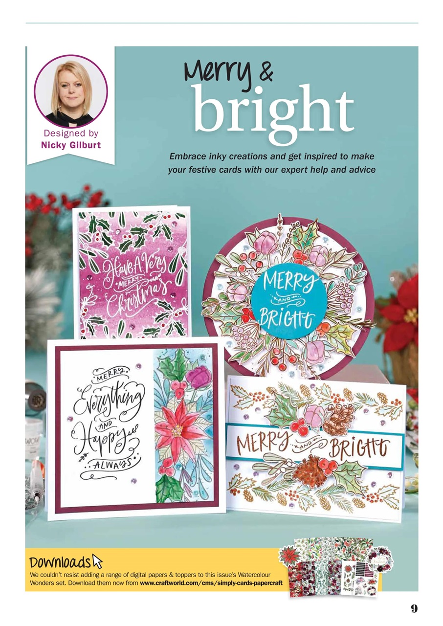 Simply Cards & Papercraft Preview Pages