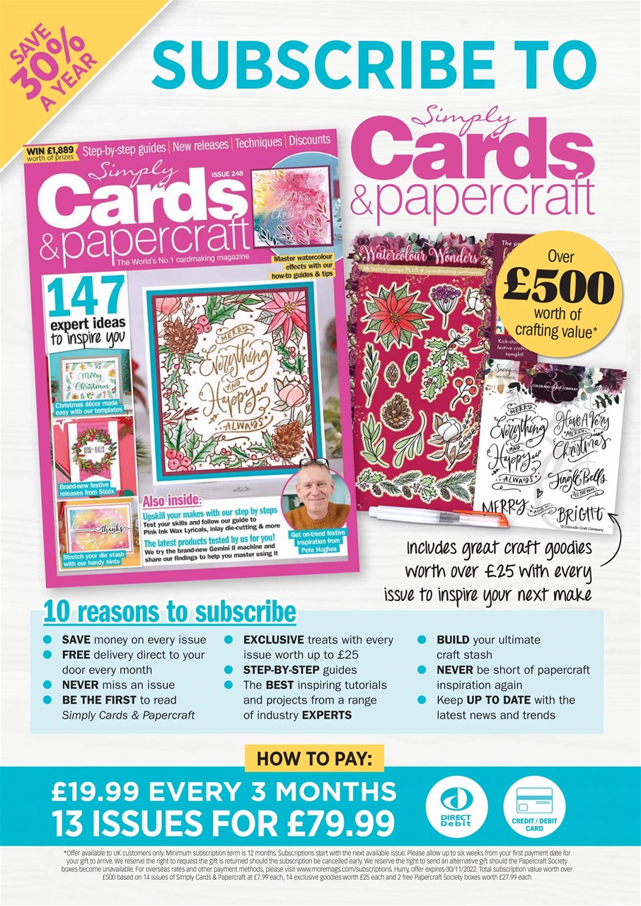 Simply Cards & Papercraft Preview Pages
