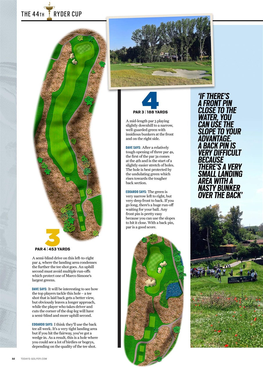 Today's Golfer Preview Pages