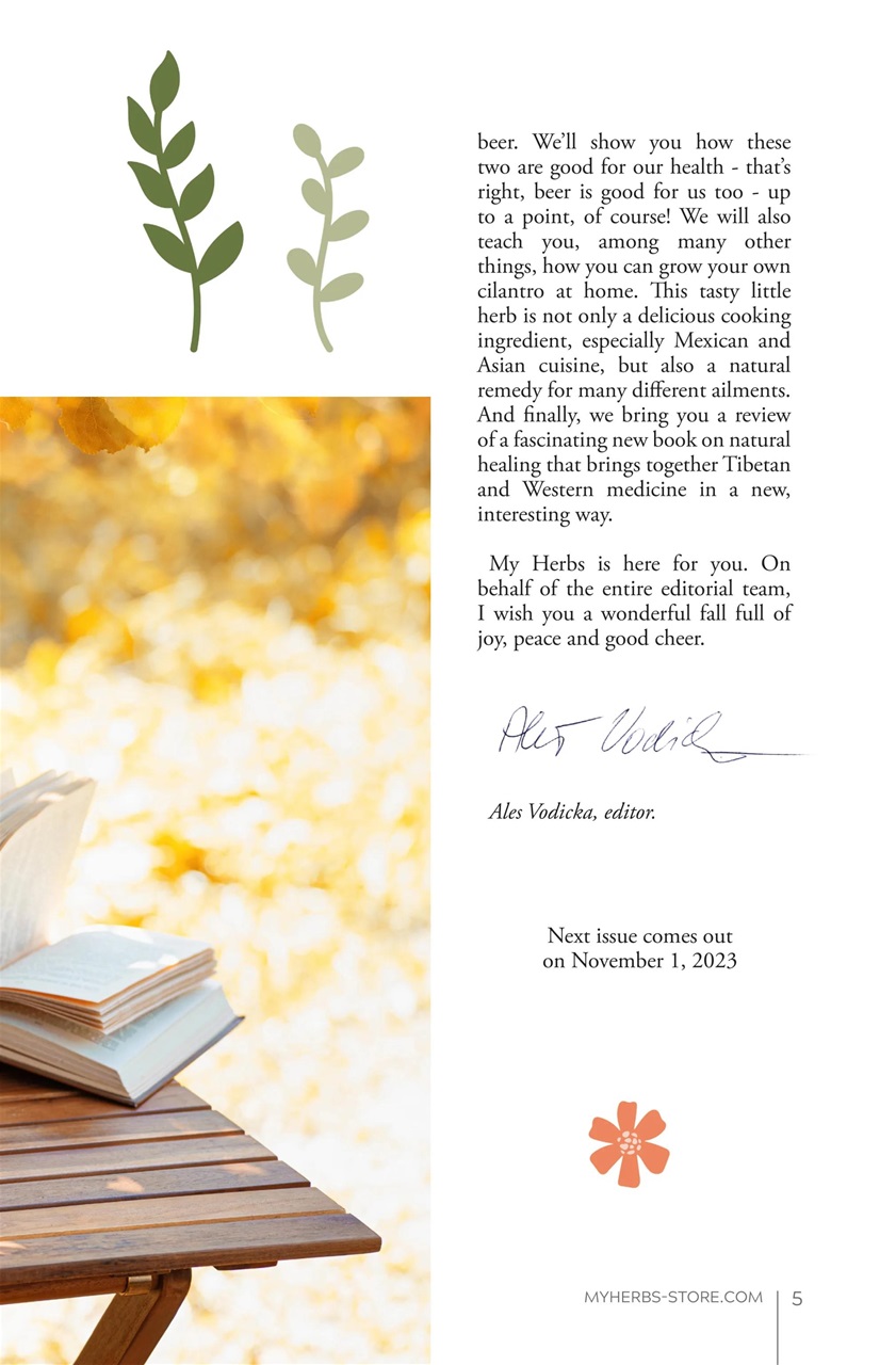 My Herbs Magazine Preview Pages