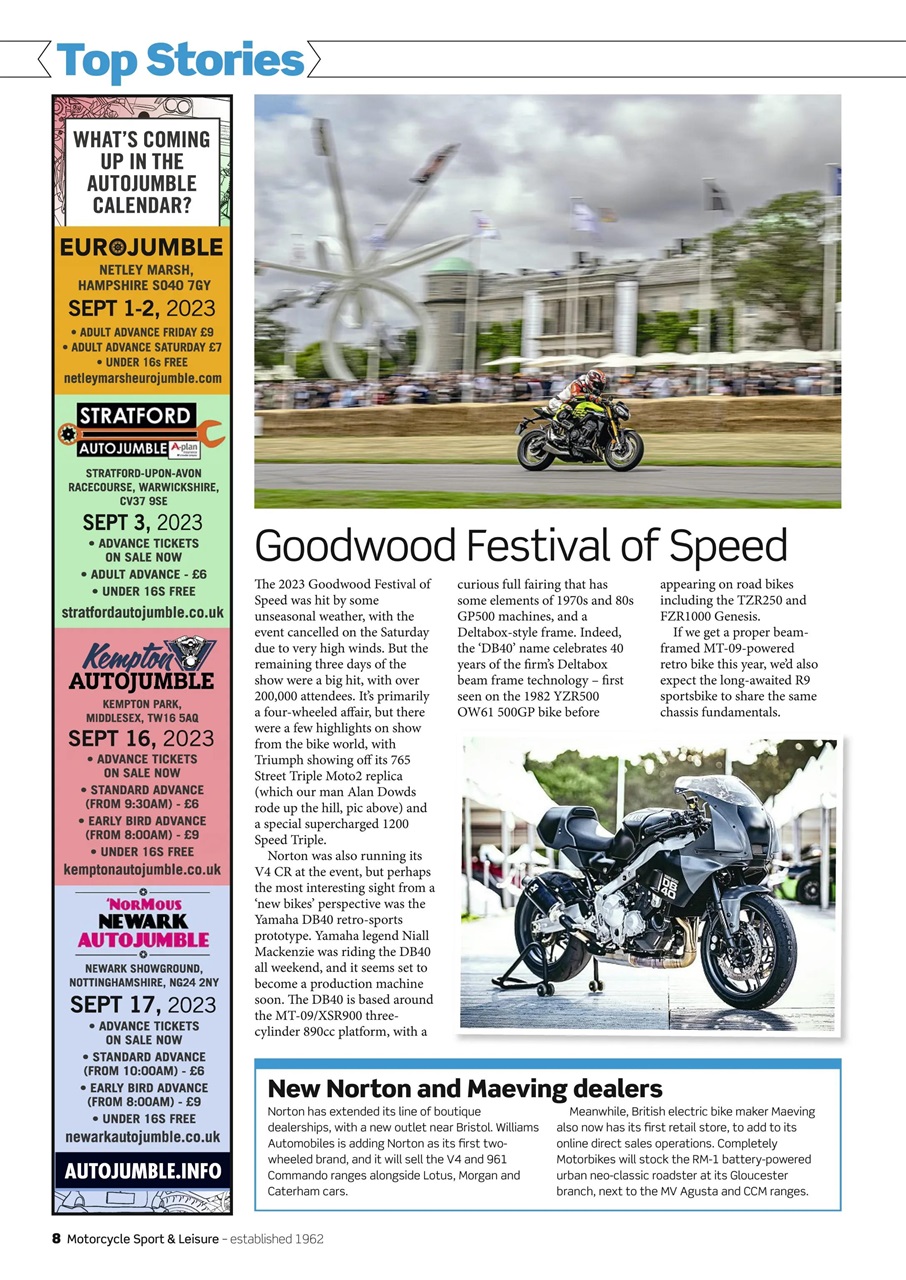 Motorcycle Sport & Leisure Preview Pages