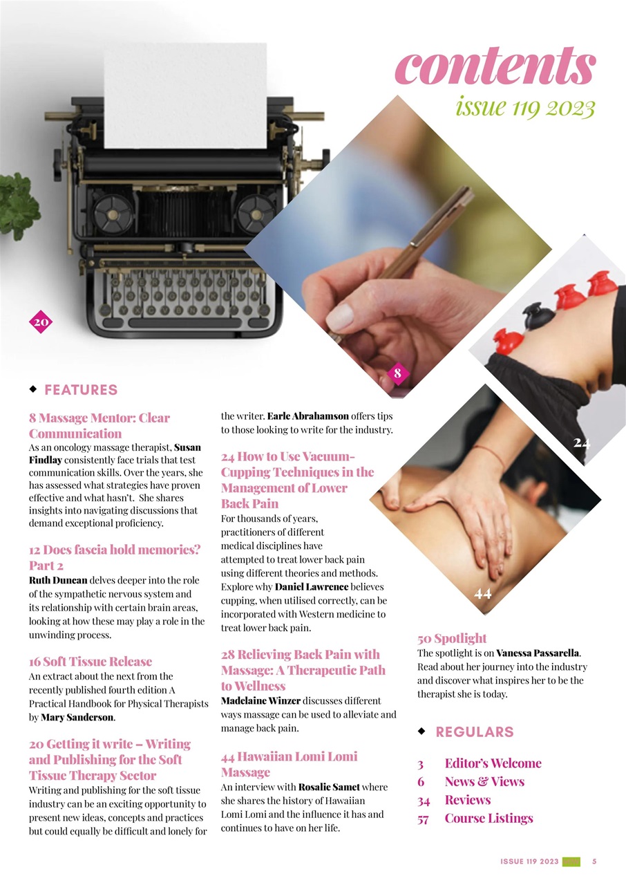 Massage World Preview Pages