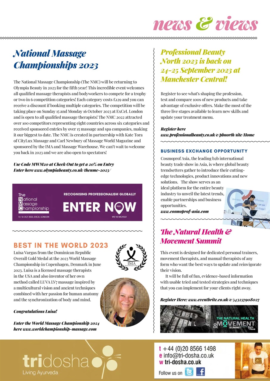 Massage World Preview Pages