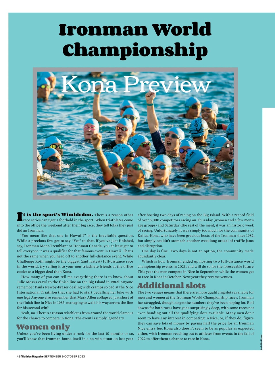 Triathlon Magazine Canada Preview Pages