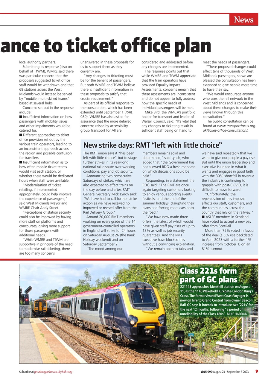 Rail Preview Pages