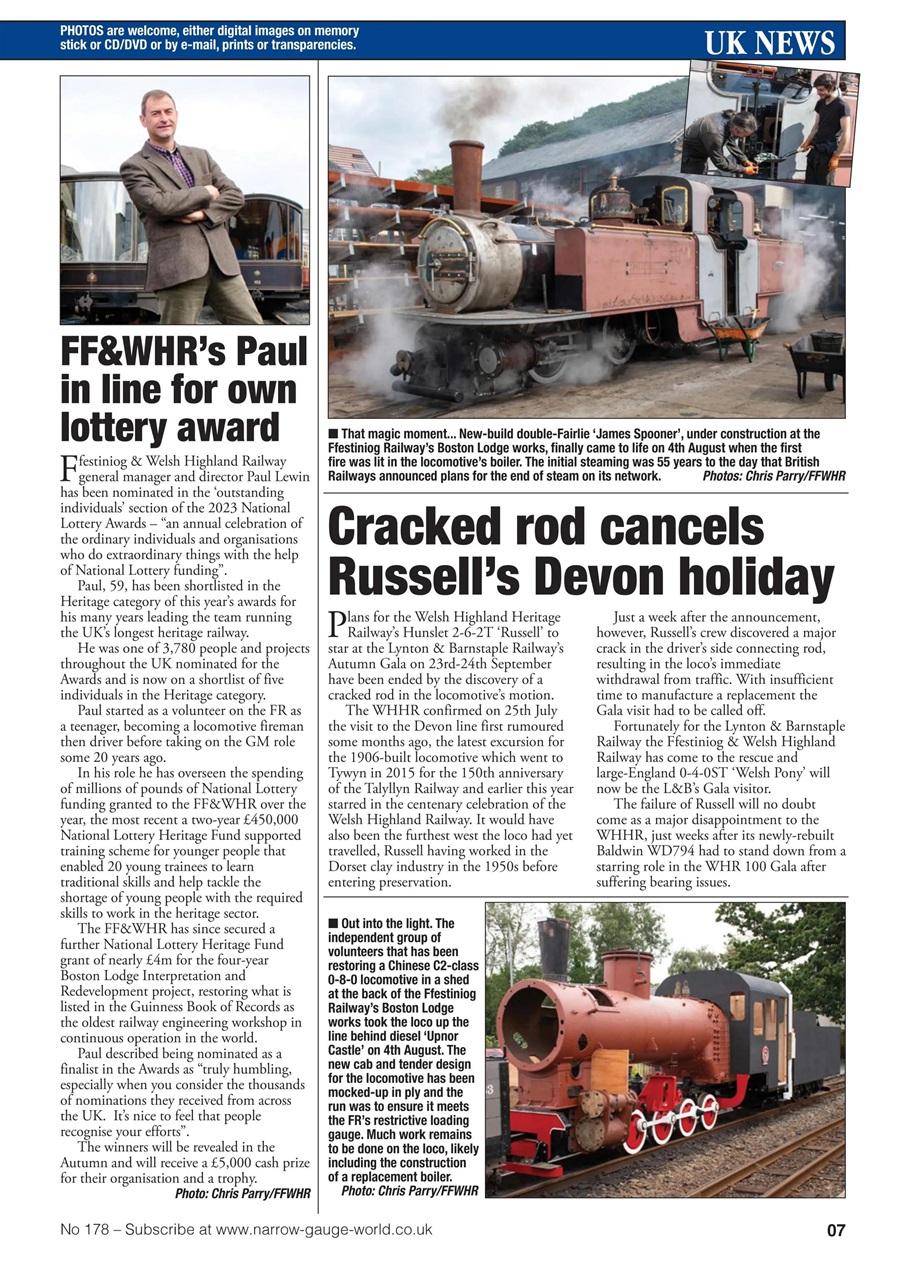 Narrow Gauge World Preview Pages