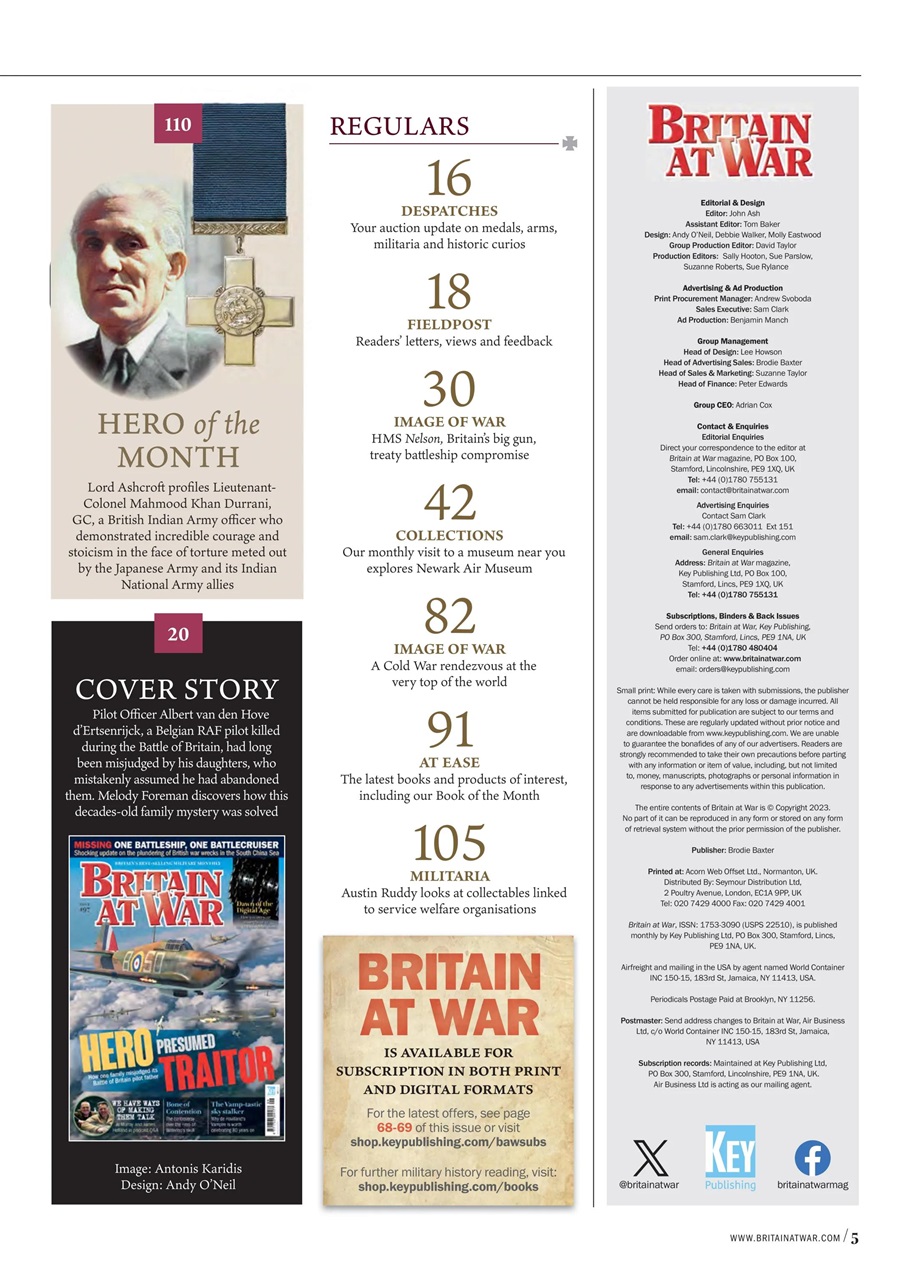 Britain at War Magazine Preview Pages