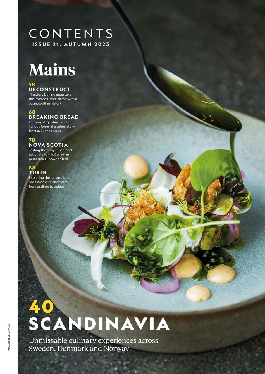 National Geographic Traveller Food Preview Pages