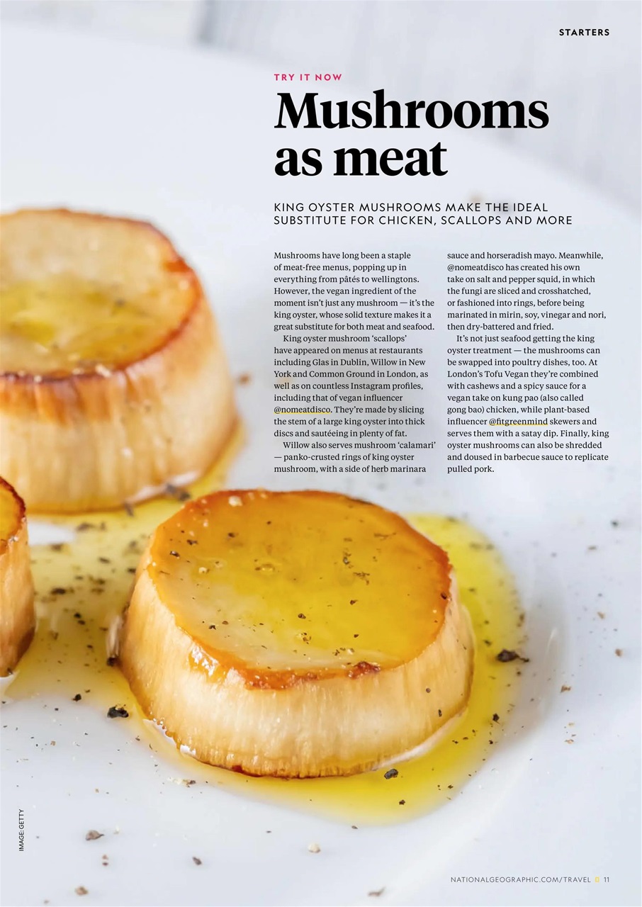 National Geographic Traveller Food Preview Pages