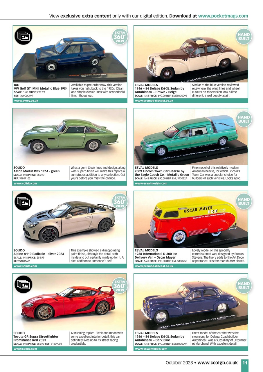 Diecast Collector Preview Pages