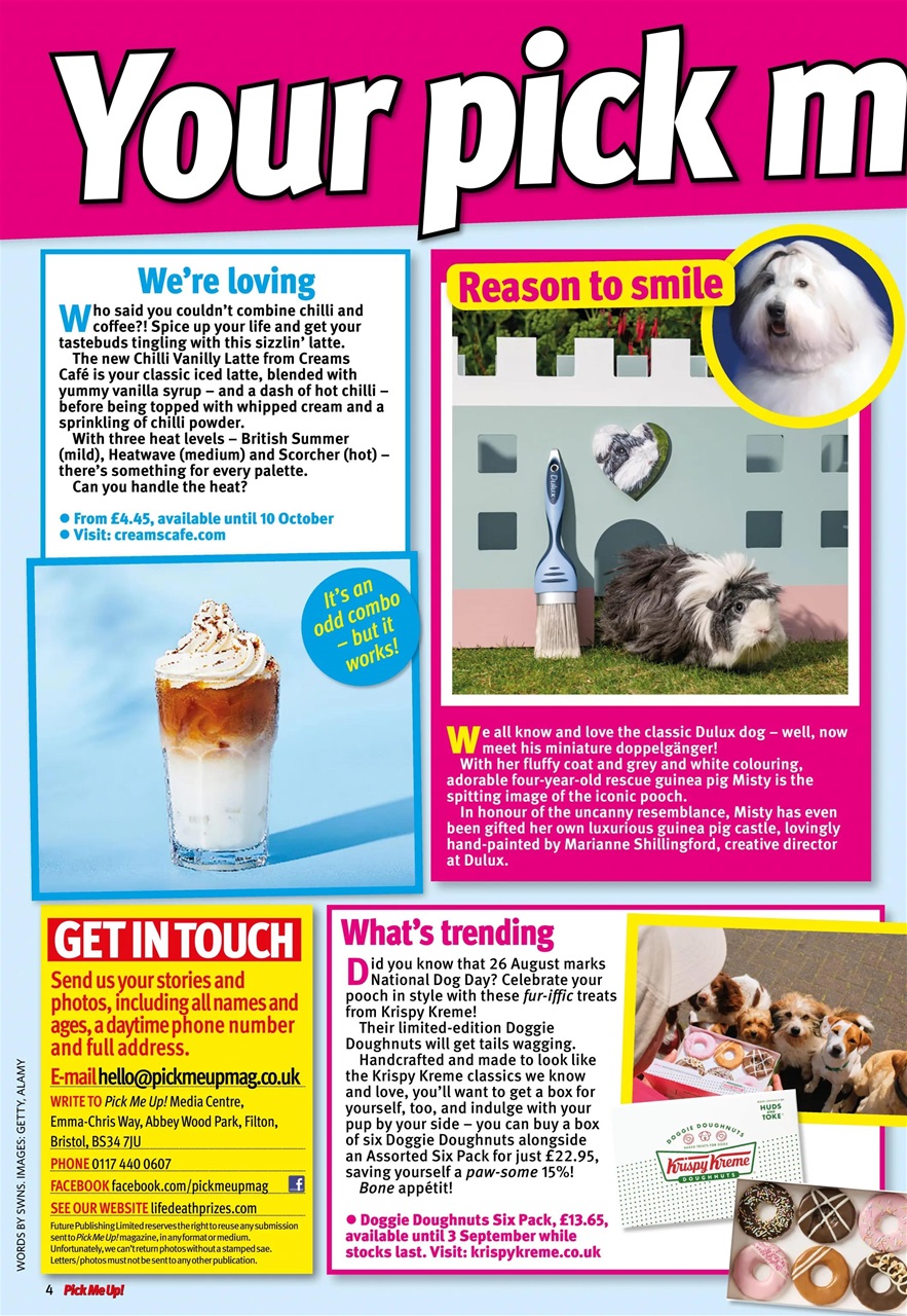 Pick Me Up Preview Pages