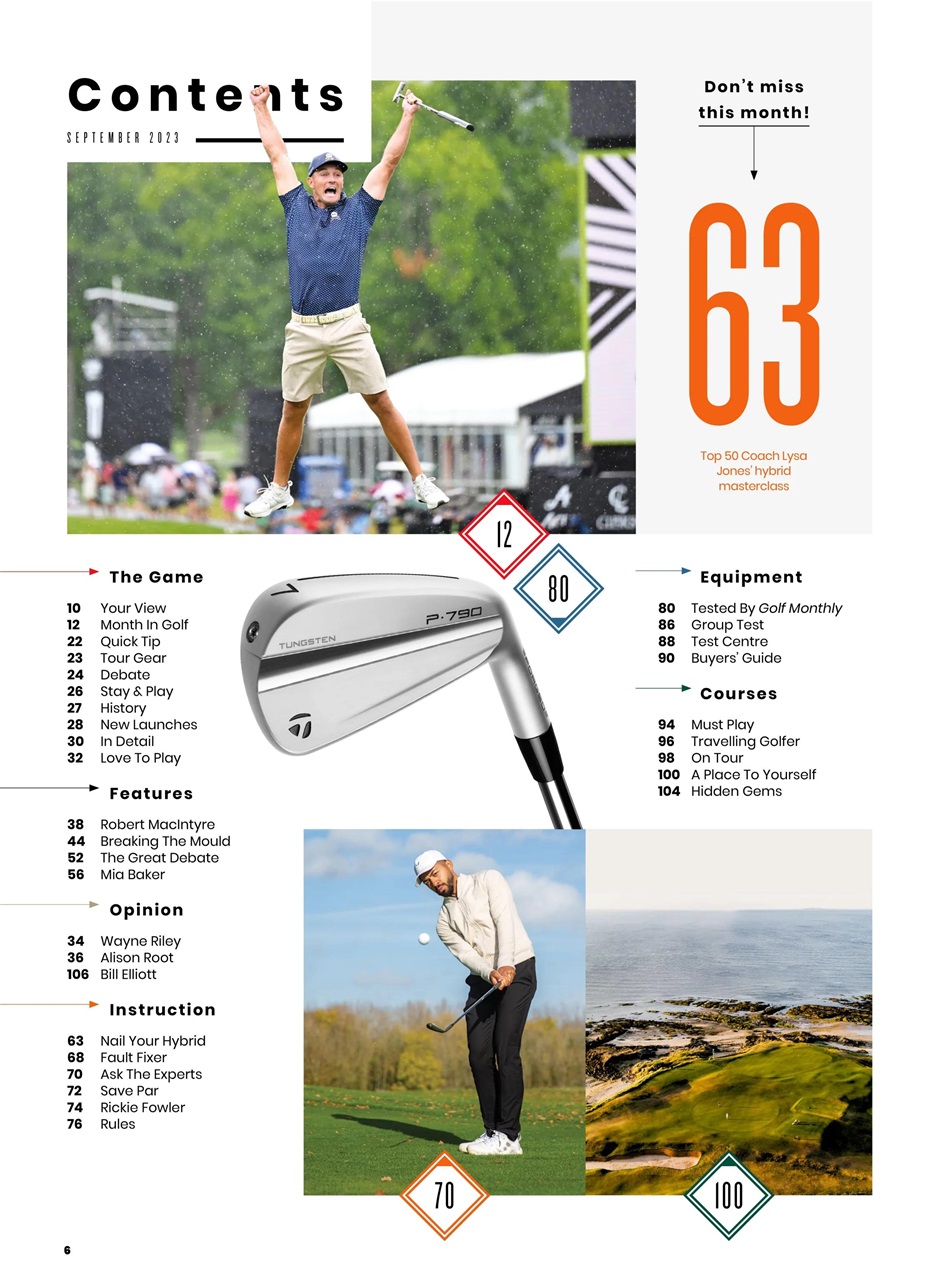 Golf Monthly Preview Pages