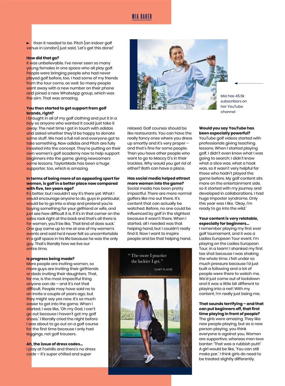 Golf Monthly Preview Pages