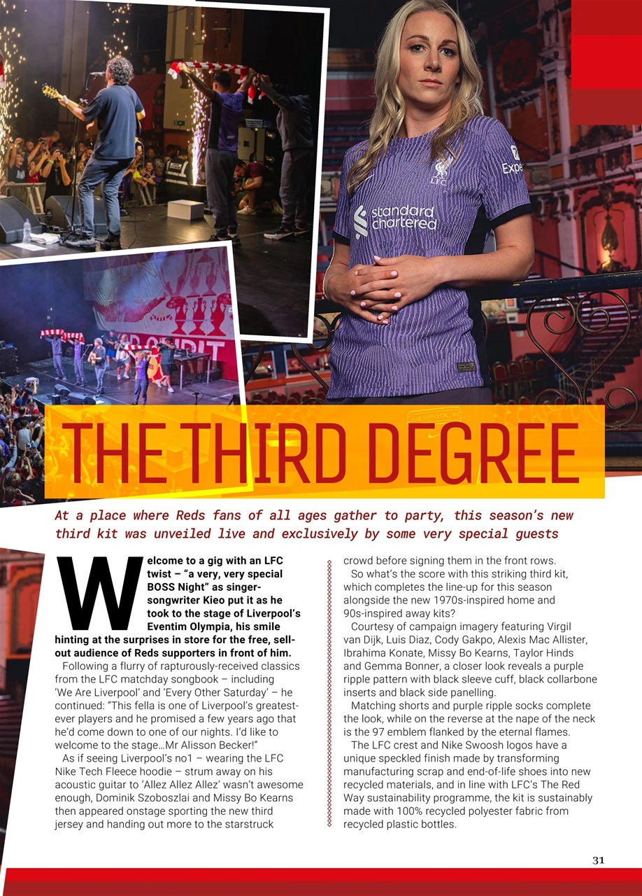 Liverpool FC Programmes Preview Pages