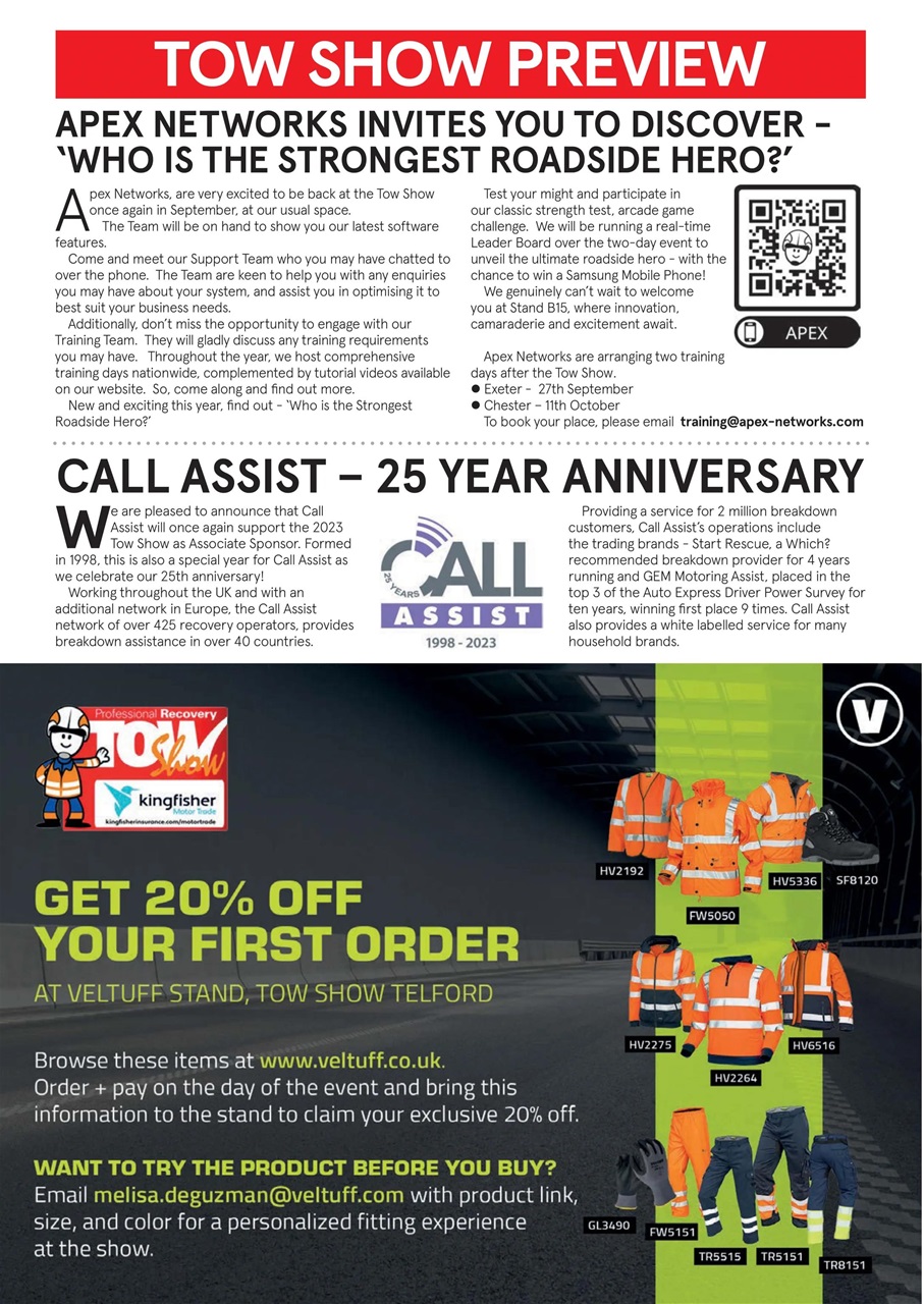 Professional Recovery Magazine Preview Pages