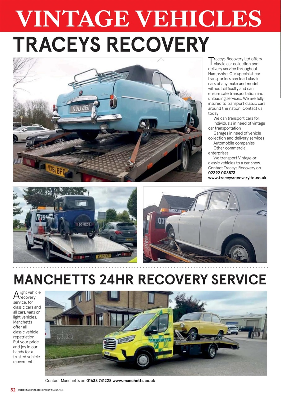 Professional Recovery Magazine Preview Pages