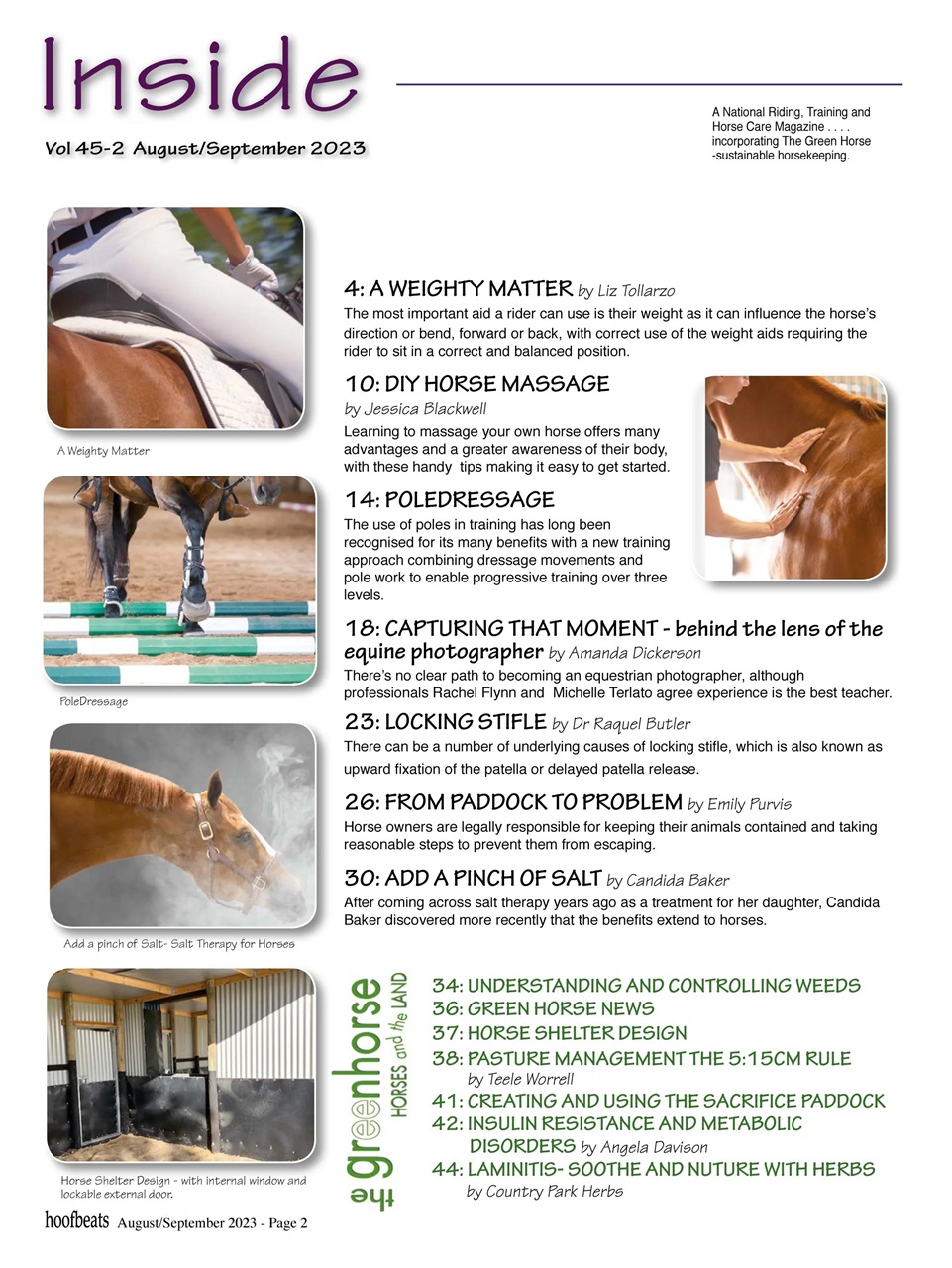 Hoofbeats Preview Pages