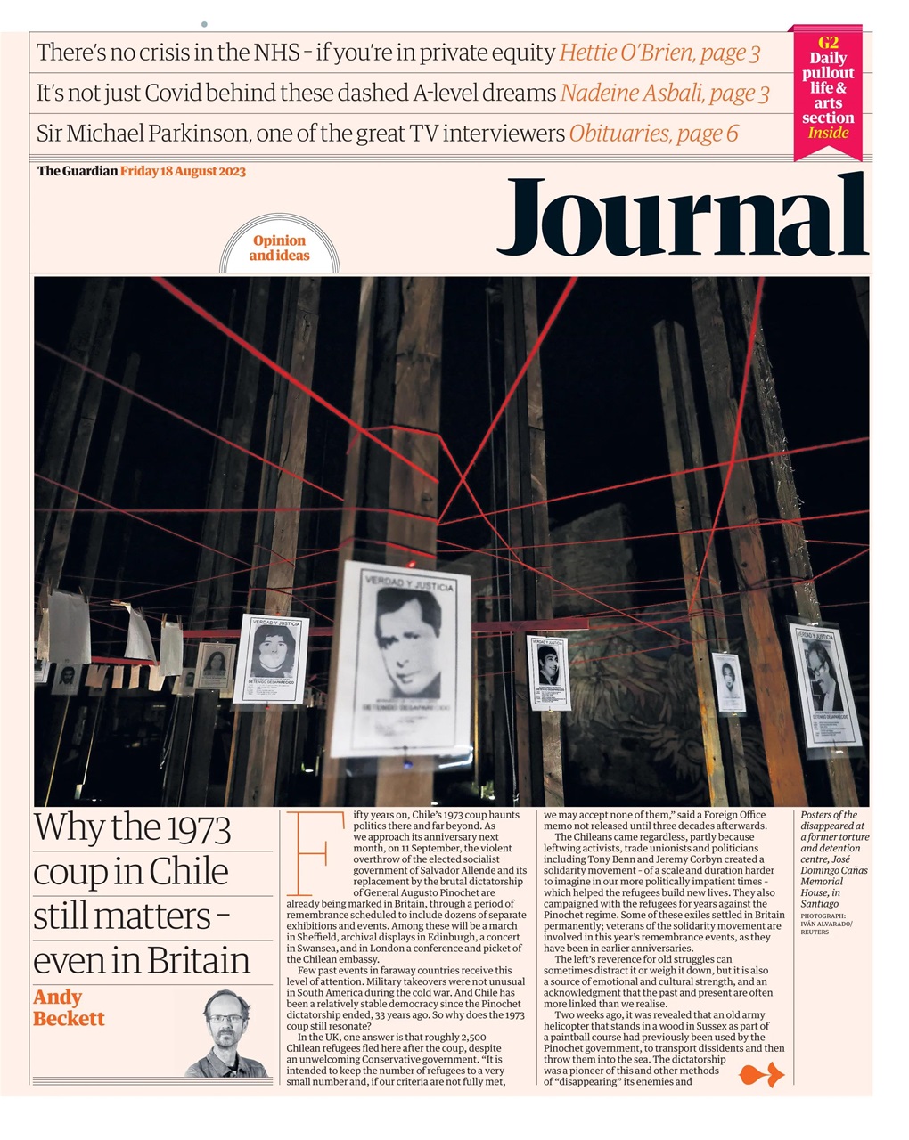 The Guardian Newspaper Preview Pages