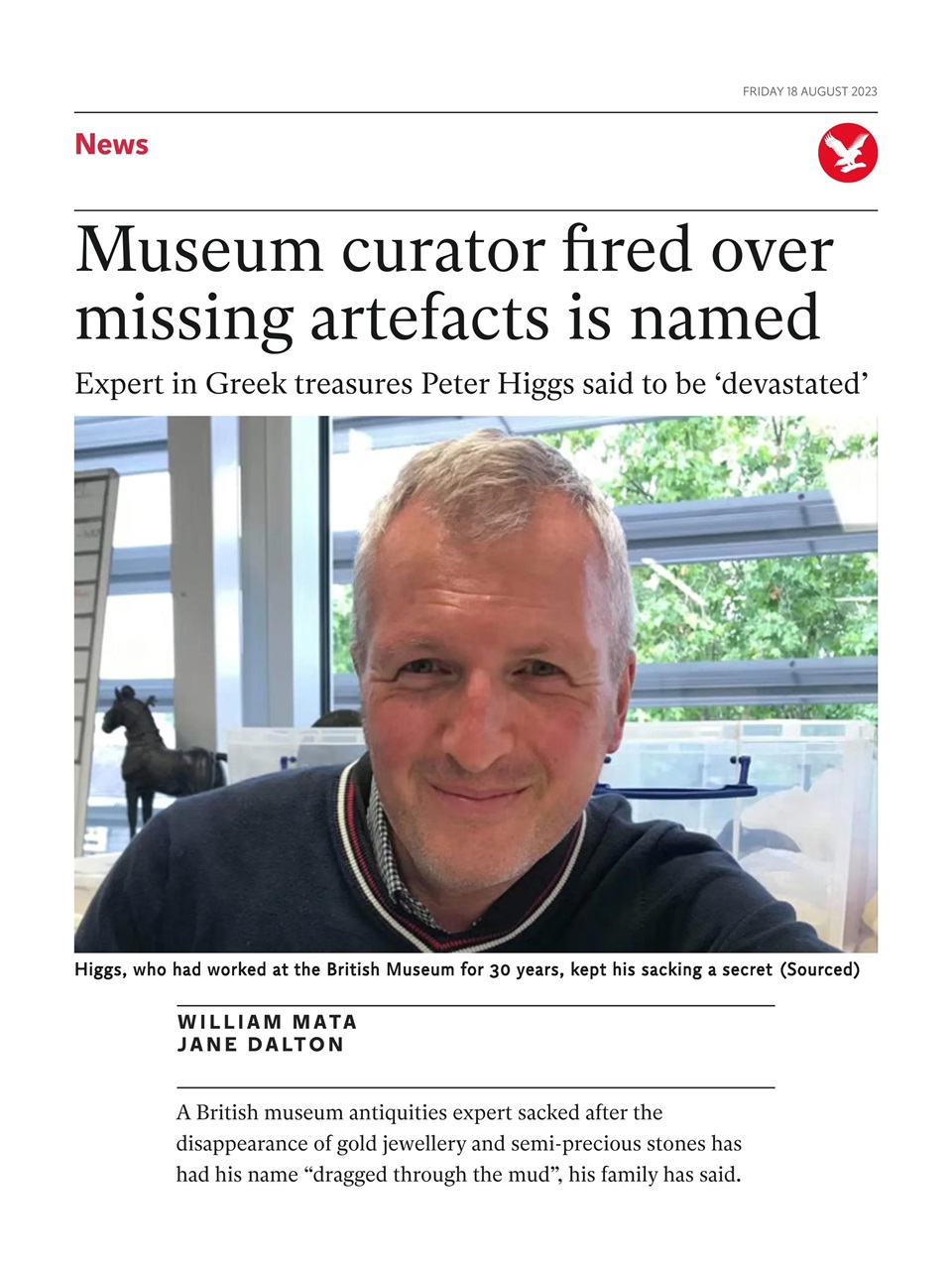 The Independent Daily Edition Newspaper Preview Pages