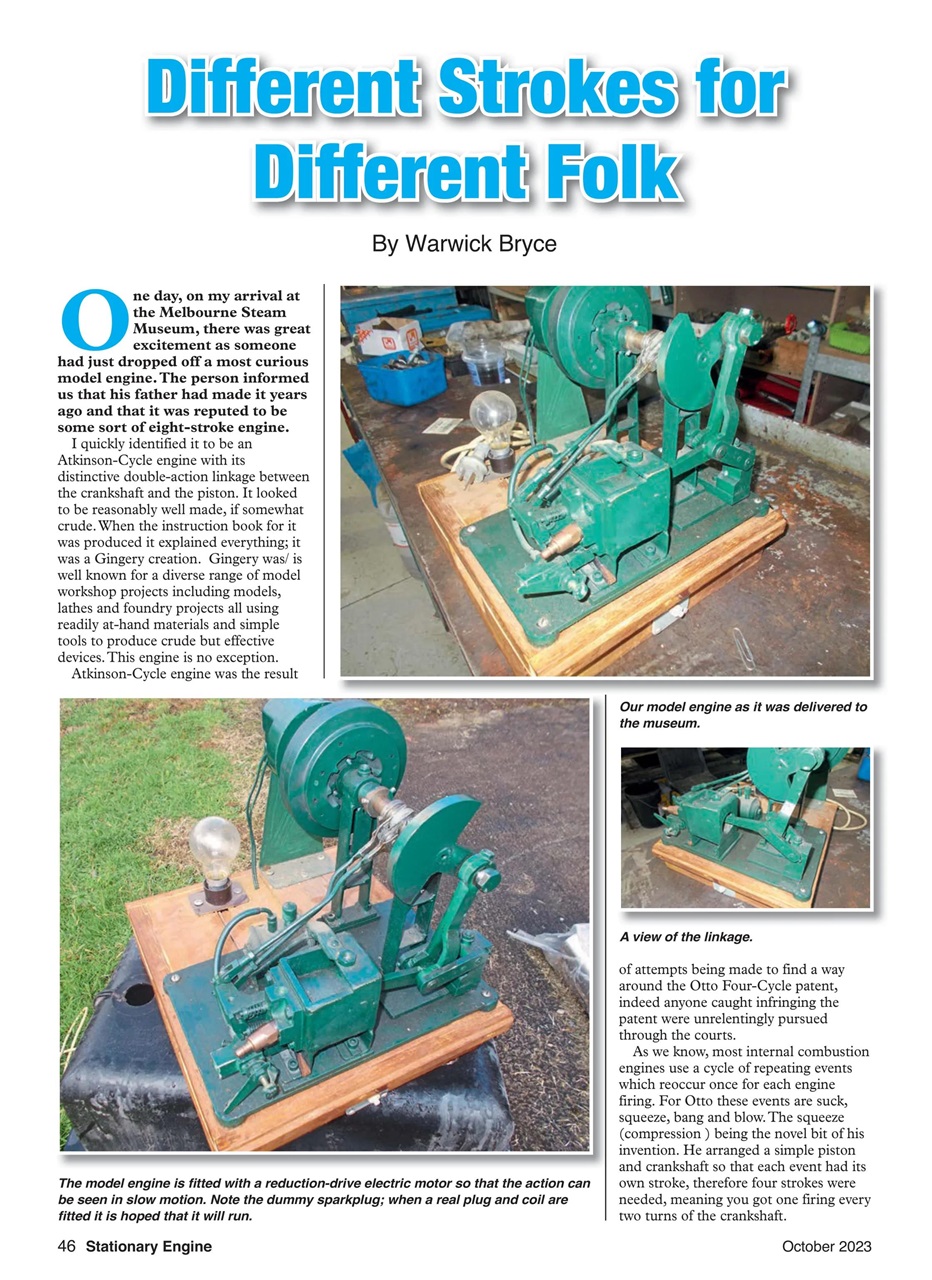Stationary Engine Preview Pages