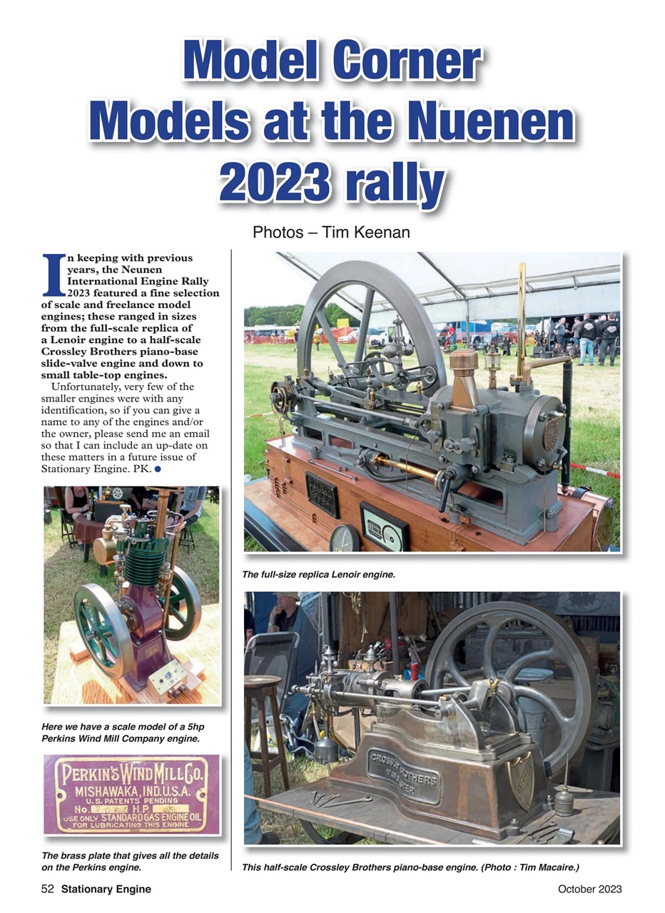 Stationary Engine Preview Pages