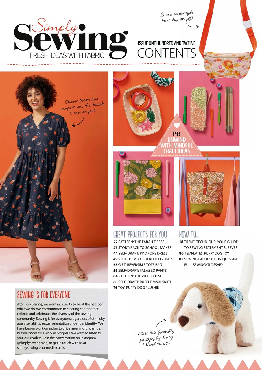 Simply Sewing Preview Pages