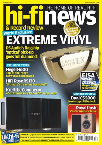 Hi-Fi News issue October 2023